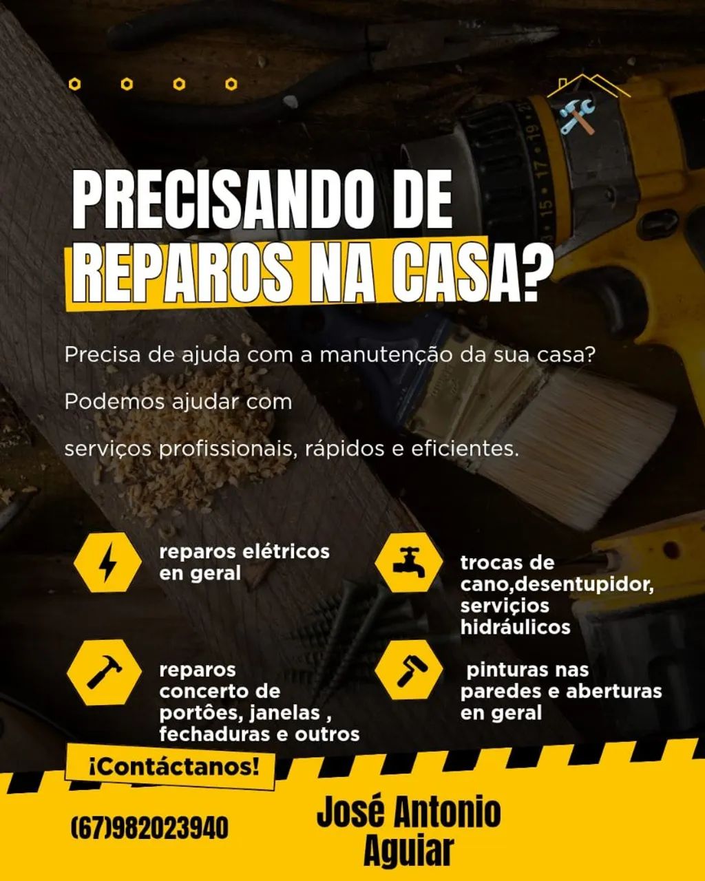 Construcción civil , reparos e concertos em geral 