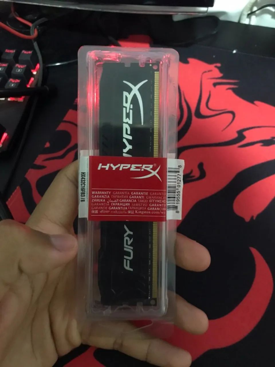 Memória ram da Hyper DDR3 8GB 1866