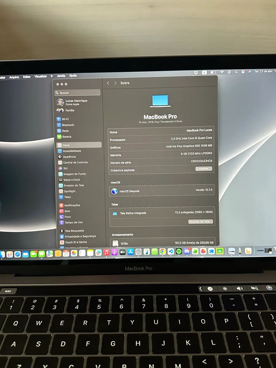 MACBOOK PRO 2018 - TOUCHBAR - Foto 3