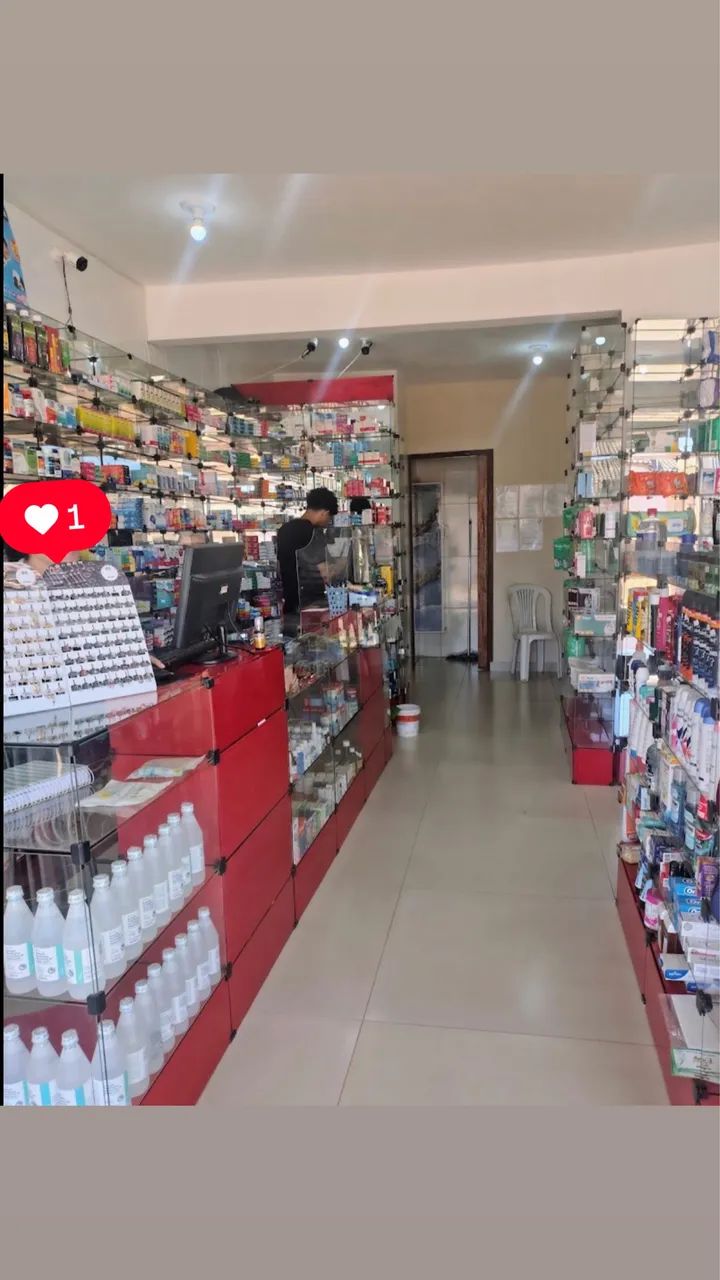 Prateleira para farmácia 