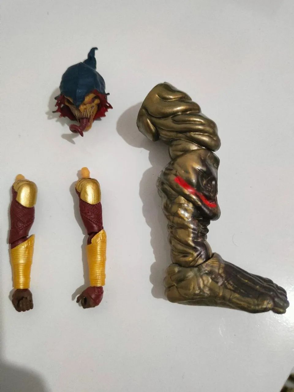 Peças BAF Marvel Legends Okoye - Molten Man - Demon Goblin