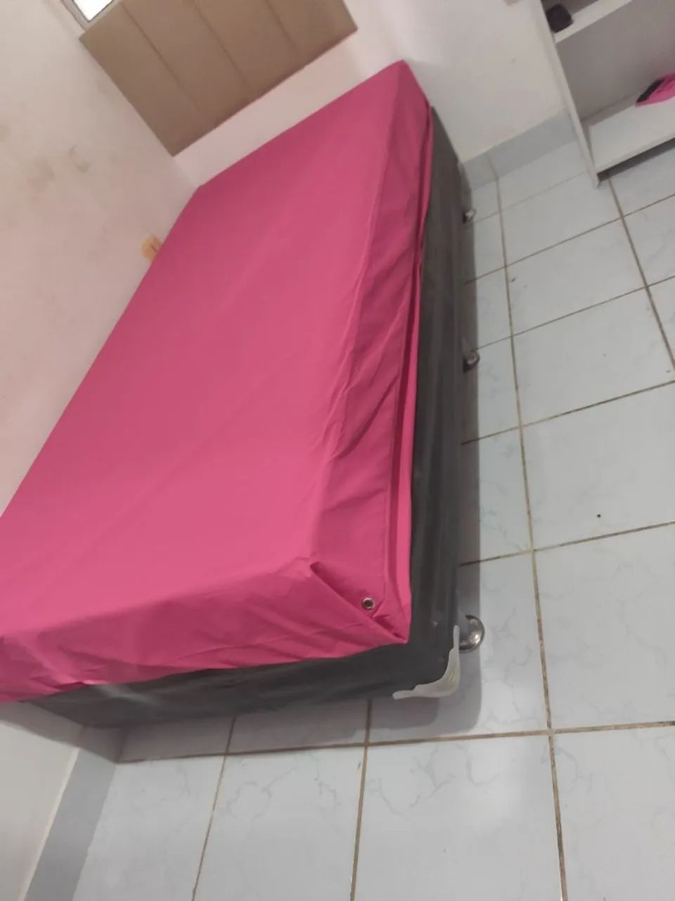 Cama box+colchão ortopédico+capa de colchão  - Foto 5