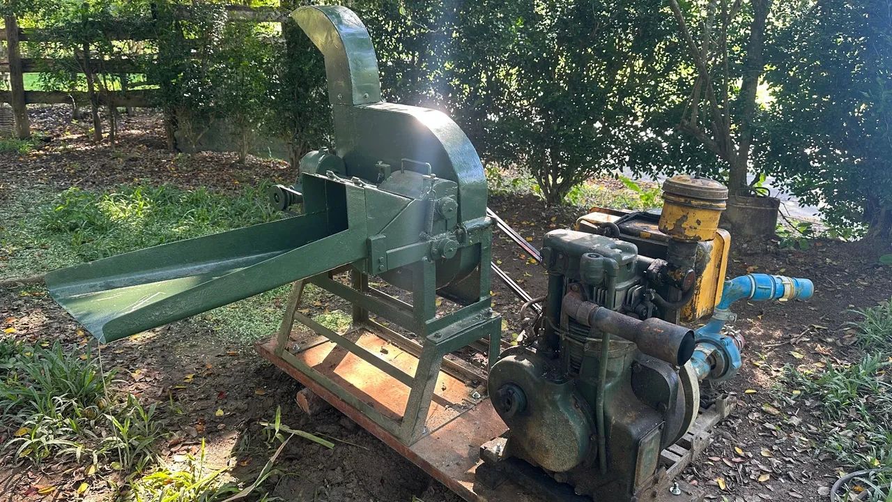 Conjunto motor com picadeira 