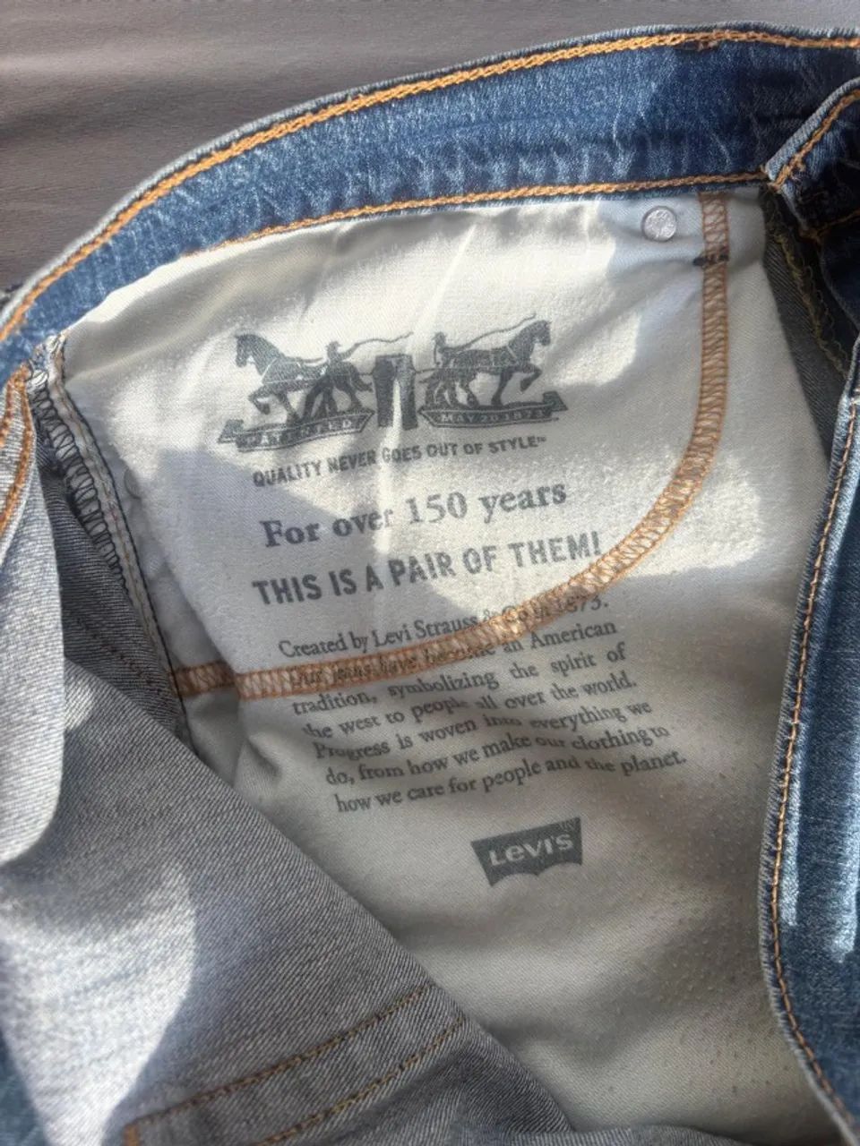 Calça Jeans Levi's ORIGINAL TAM: 44 - Foto 4