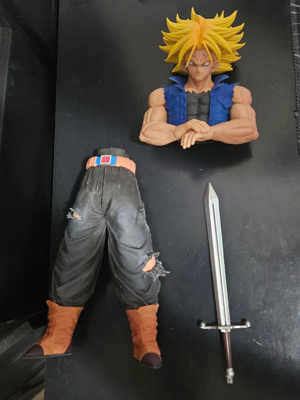 Action Figure Trunks Dragon Ball Z 25cm PVC - Pronta Entrega - Foto 4