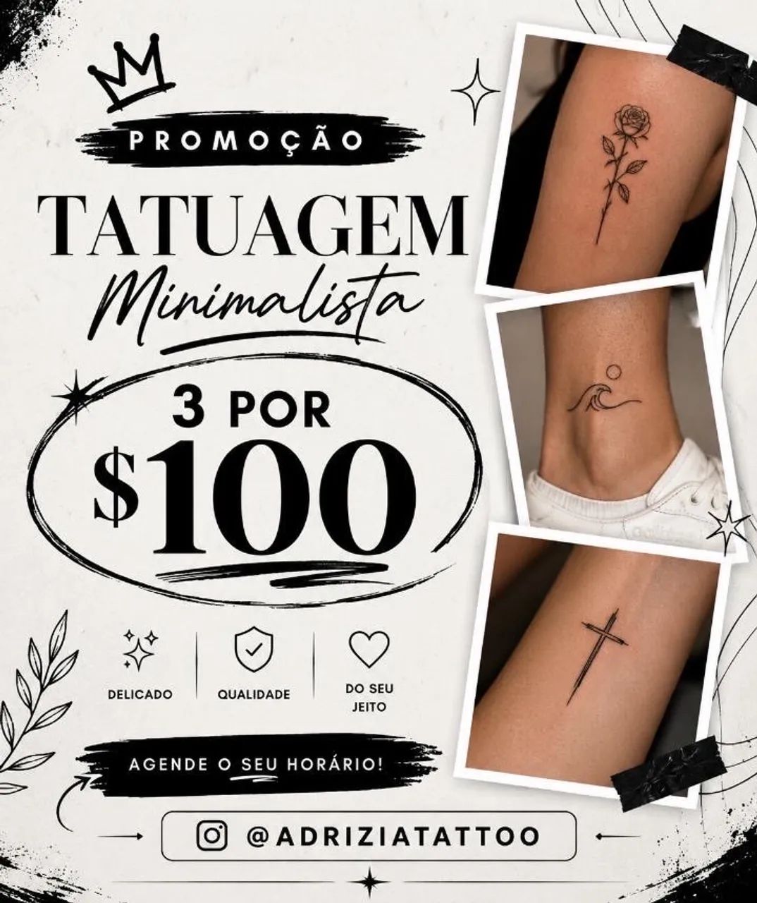 Três Minimalista $100 - Foto 5