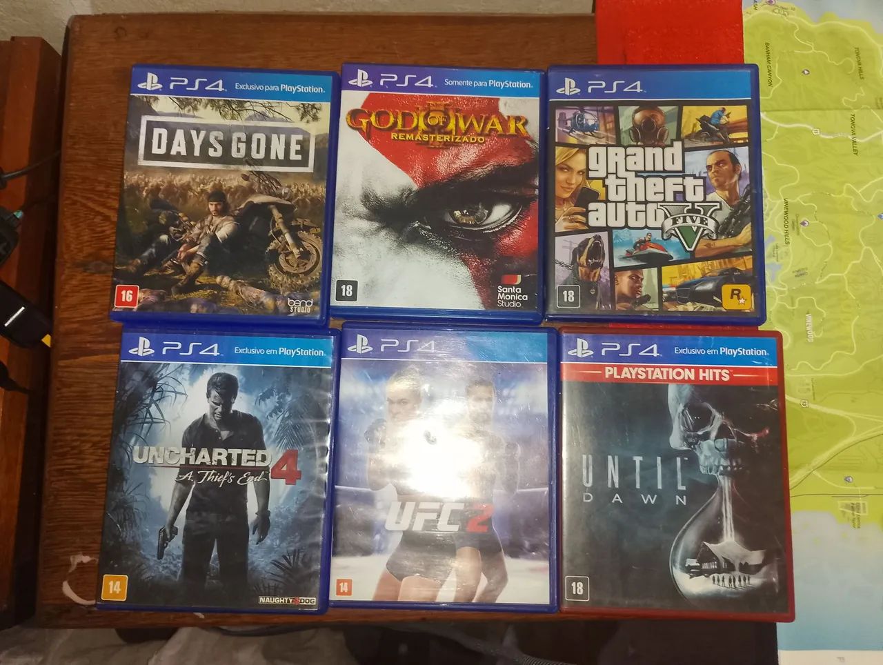 Jogos de PS4 cada jogo 80 só o GTA com o mapa aquecem 100 - Foto 5