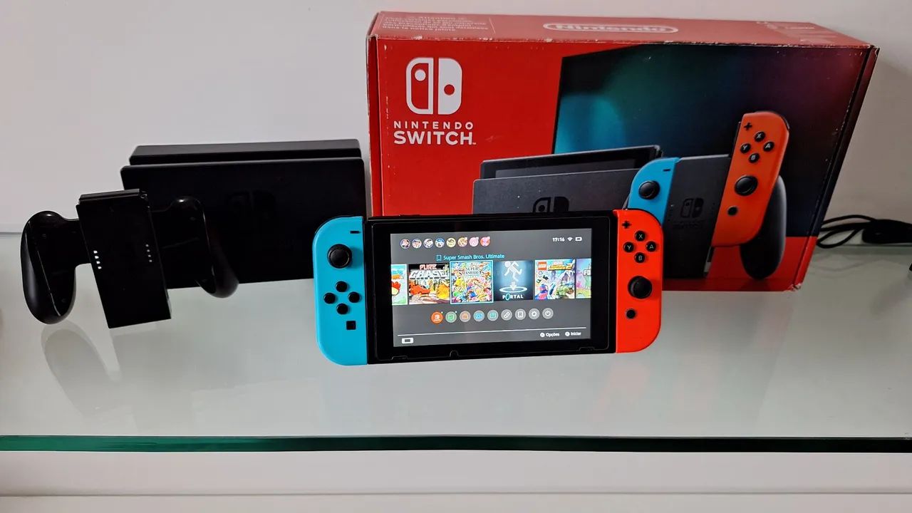 Nintendo Swich V2 - Com caixa e Jogo! - Ótimo estado