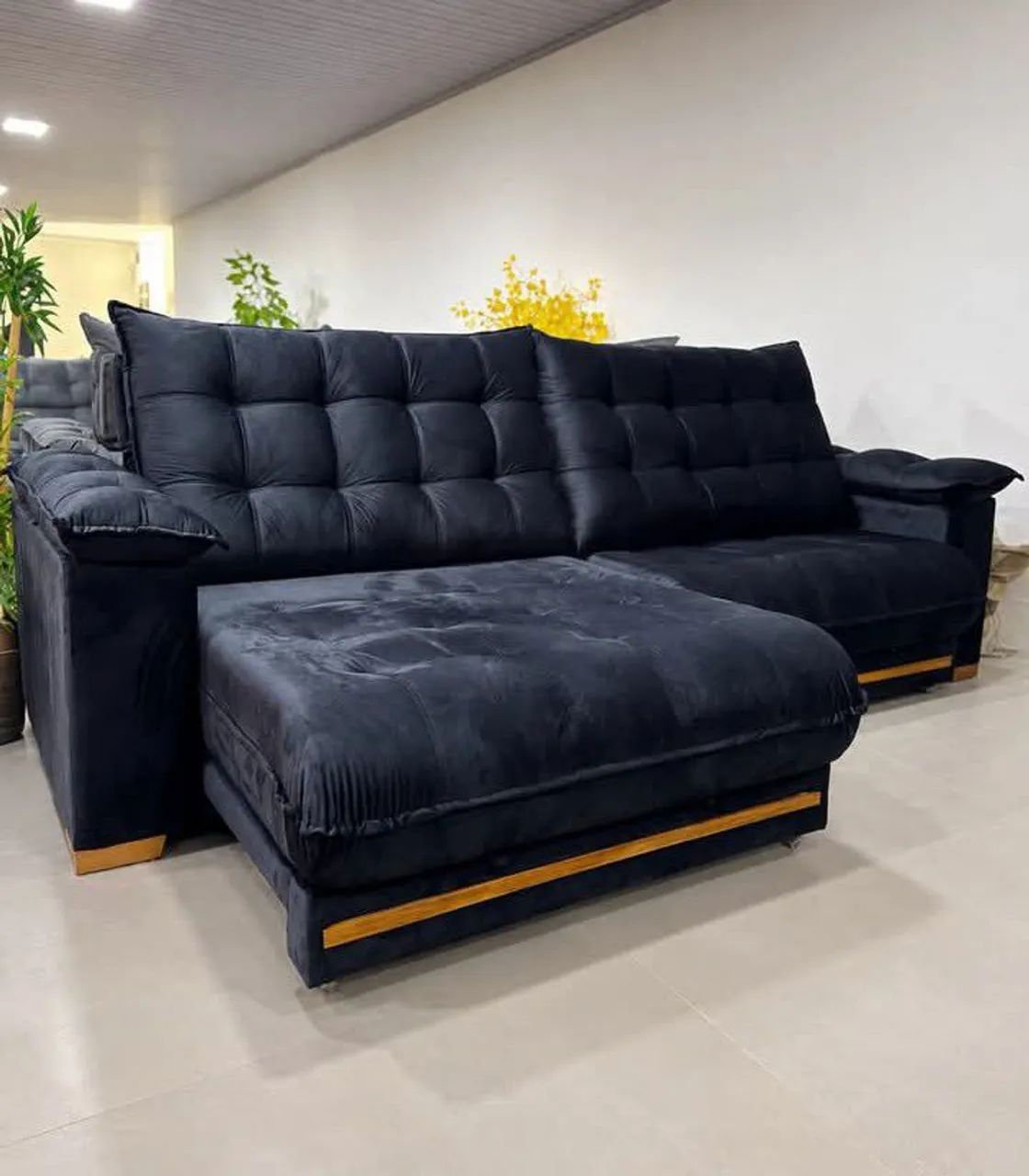 Sofá Retrátil e Reclinável de Luxo, com pillow top de 30 cm e molas ensacadas! 