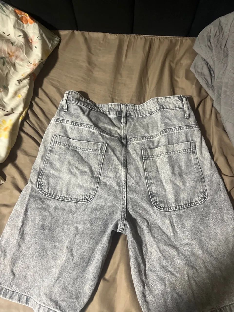 Jorts jeans cinza - Foto 2