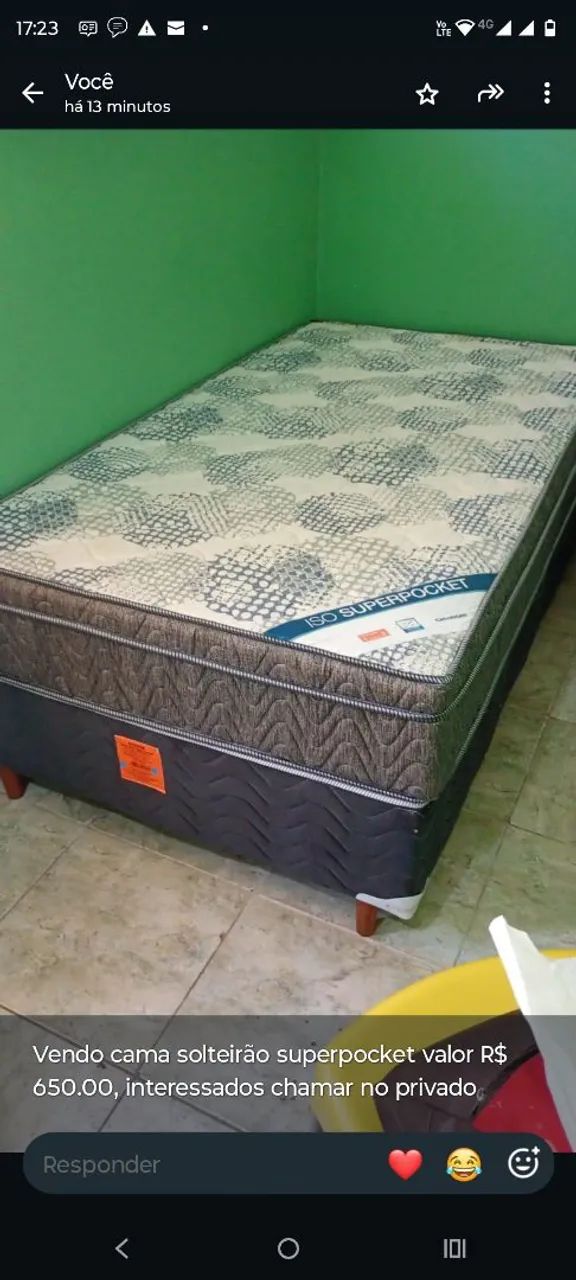 Cama solteirão Ortobom  - Foto 3