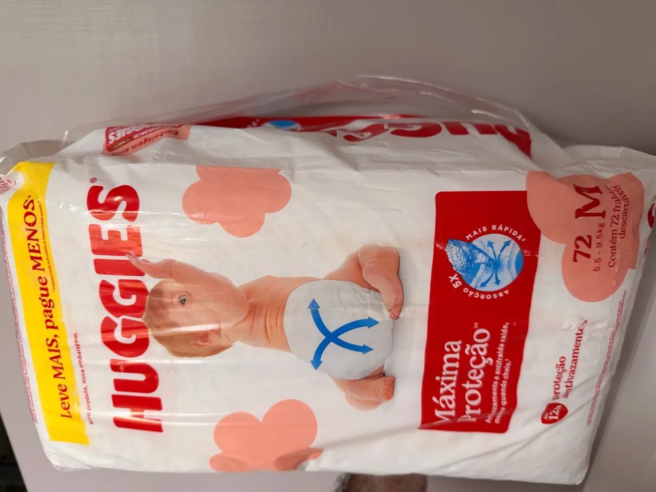 Fralda Huggies tamanho M - 72un - Foto 2