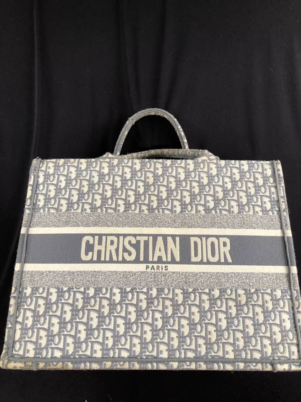 Bolsa Christian Dior Cinza