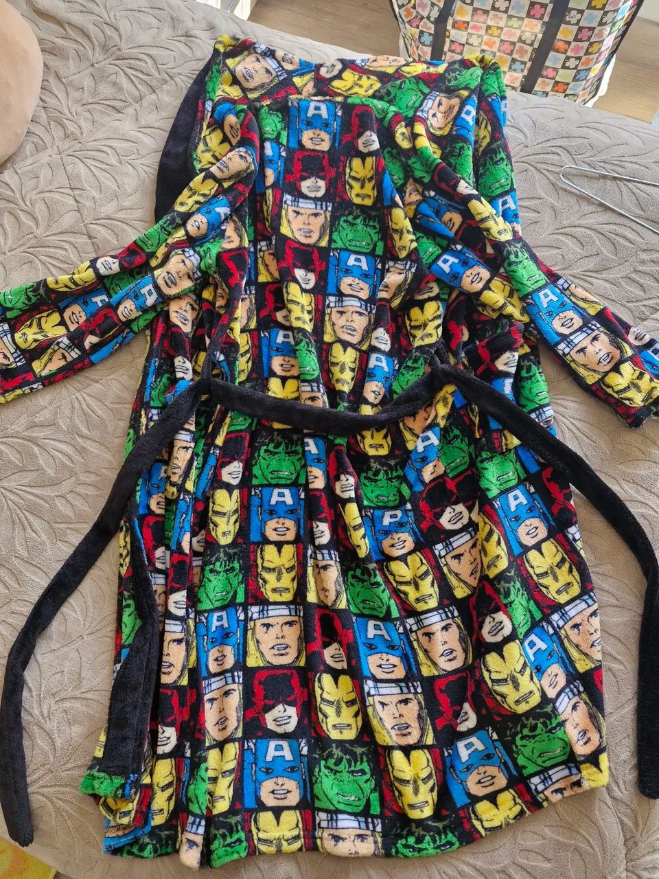 Roupão Robe masculino marvel vingadores avenger - Foto 3