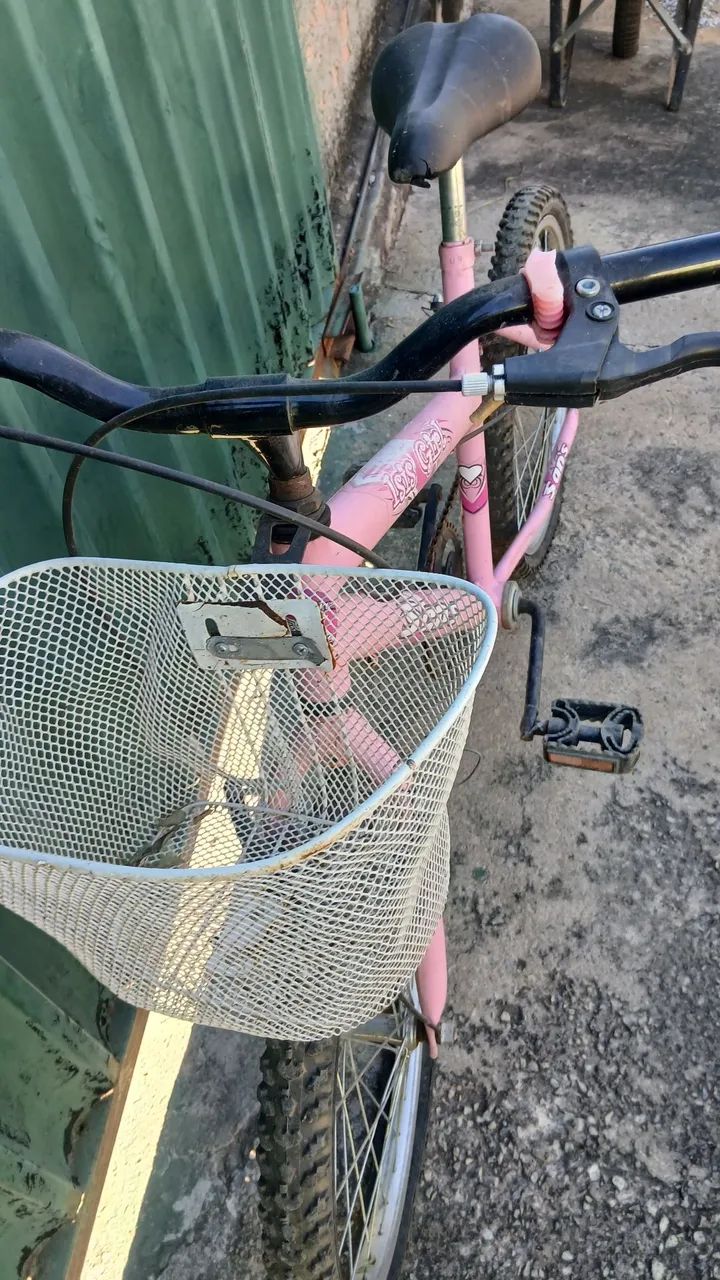 Bicicleta infantil rosa - Foto 5
