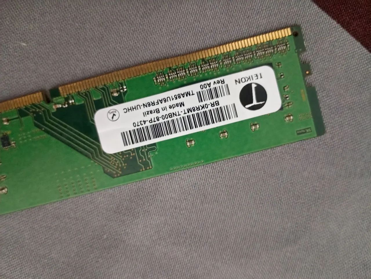 Memória ram 8gb ddr4