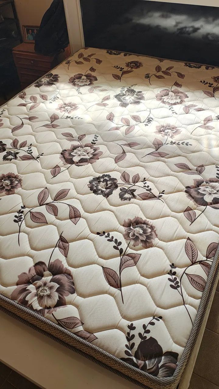 Cama casal tradicional com colchão Ortobom  - Foto 3