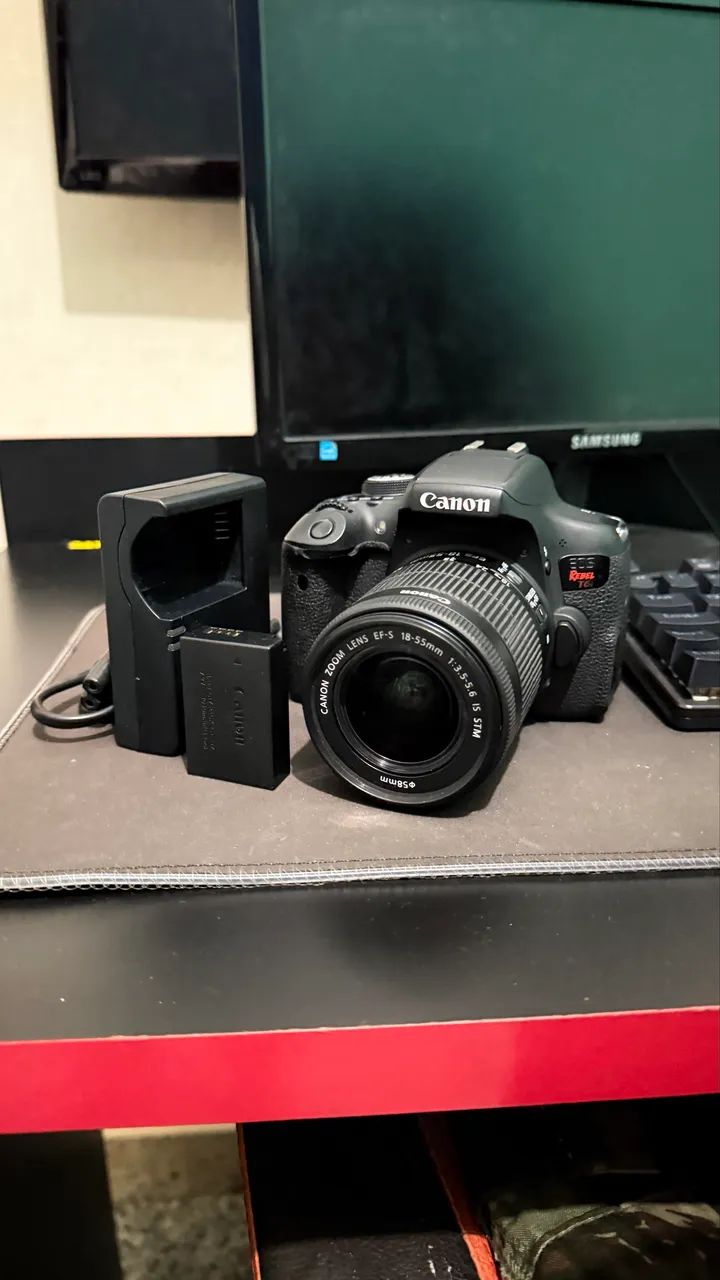 Canon EOS Rebel T6i + Lente 18-55mm | Excelente Estado - Foto 5