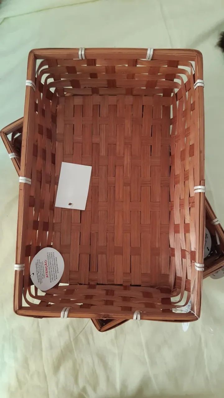 CESTA  TRANÇADA - Foto 2