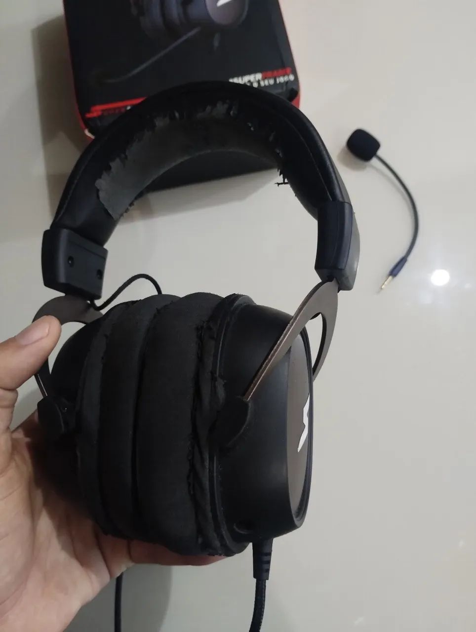 Headset SuperFrame Odin Surround 7.1 (com desgaste) - Foto 5