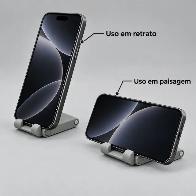 Suporte Dobrável Compacto para Smartphone - Foto 4