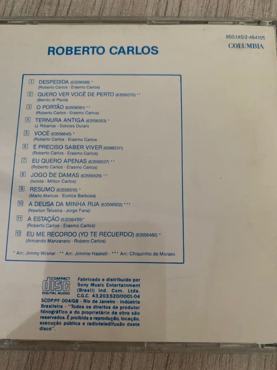 Cds Roberto Carlos  - Foto 2