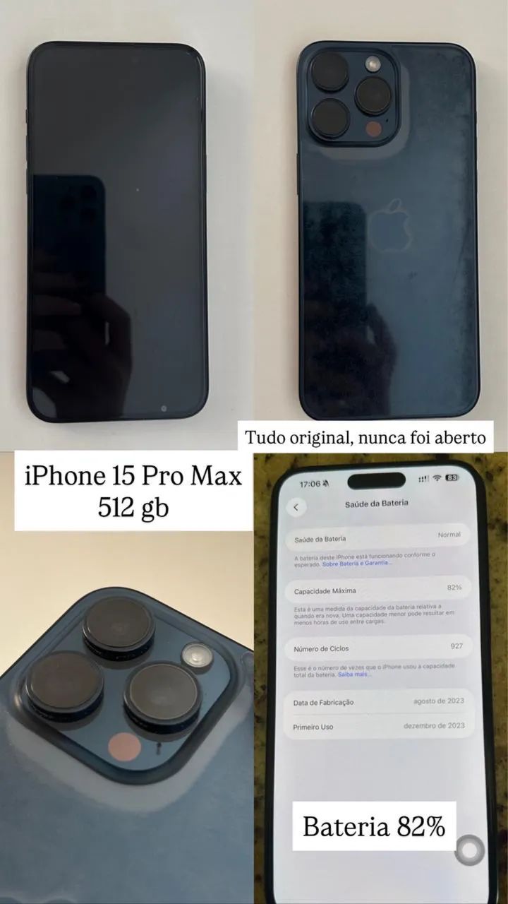 Iphone 15 pro max 512gb - Celulares e Smartphones - Jardim São