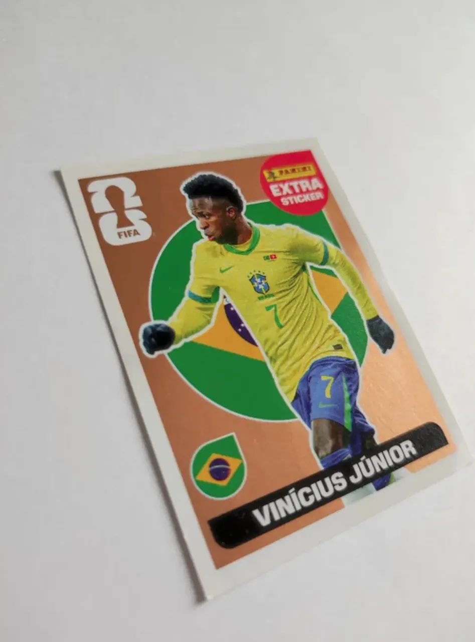 Figurinha Extra Legend Vini Júnior Bronze Copa 2026 - Foto 2