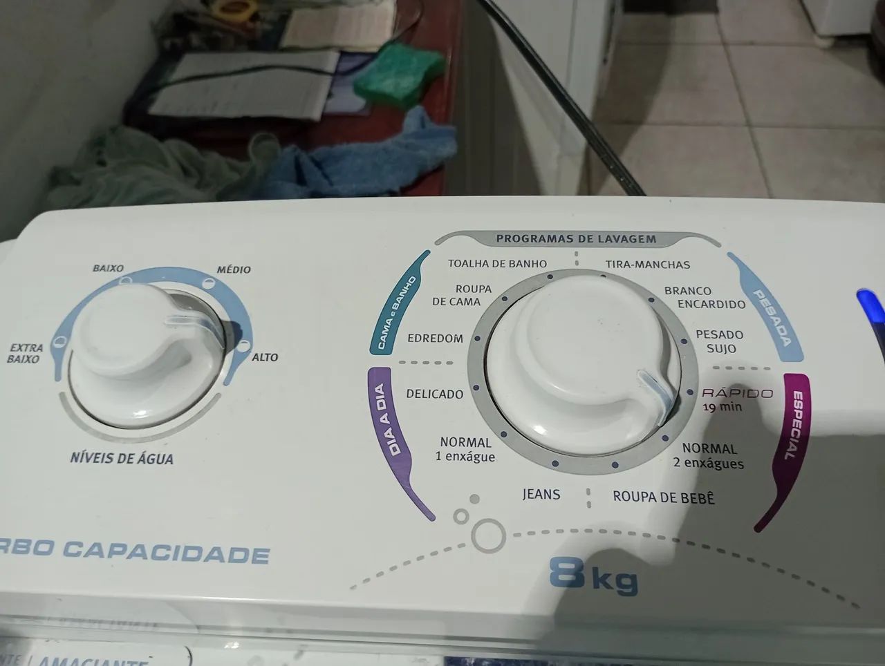 Maun de lavar roupas Eletrolux 8 kg - Foto 4