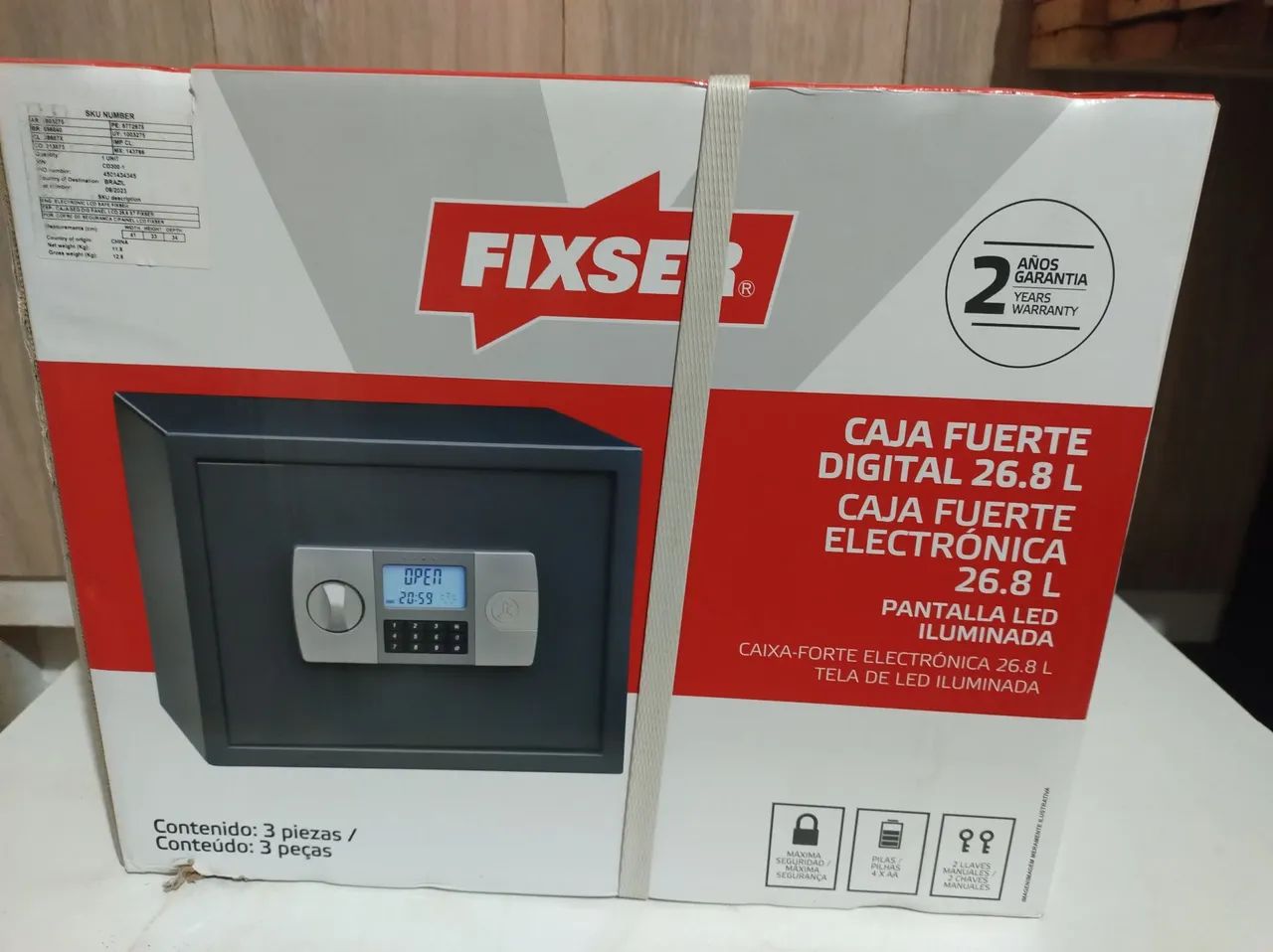 26.8 L Security Safe. New