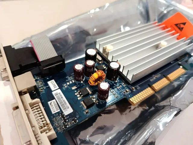 Placa de Video AGP Nvidia Geforce 6200 512MB de VRAM na caixa, nova - Foto 5
