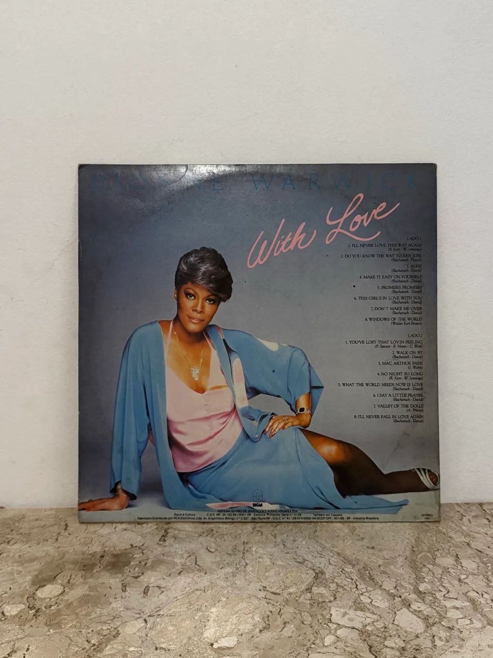Lp Vinil: Dionne Warwick With Love - Original Impecável - Foto 2