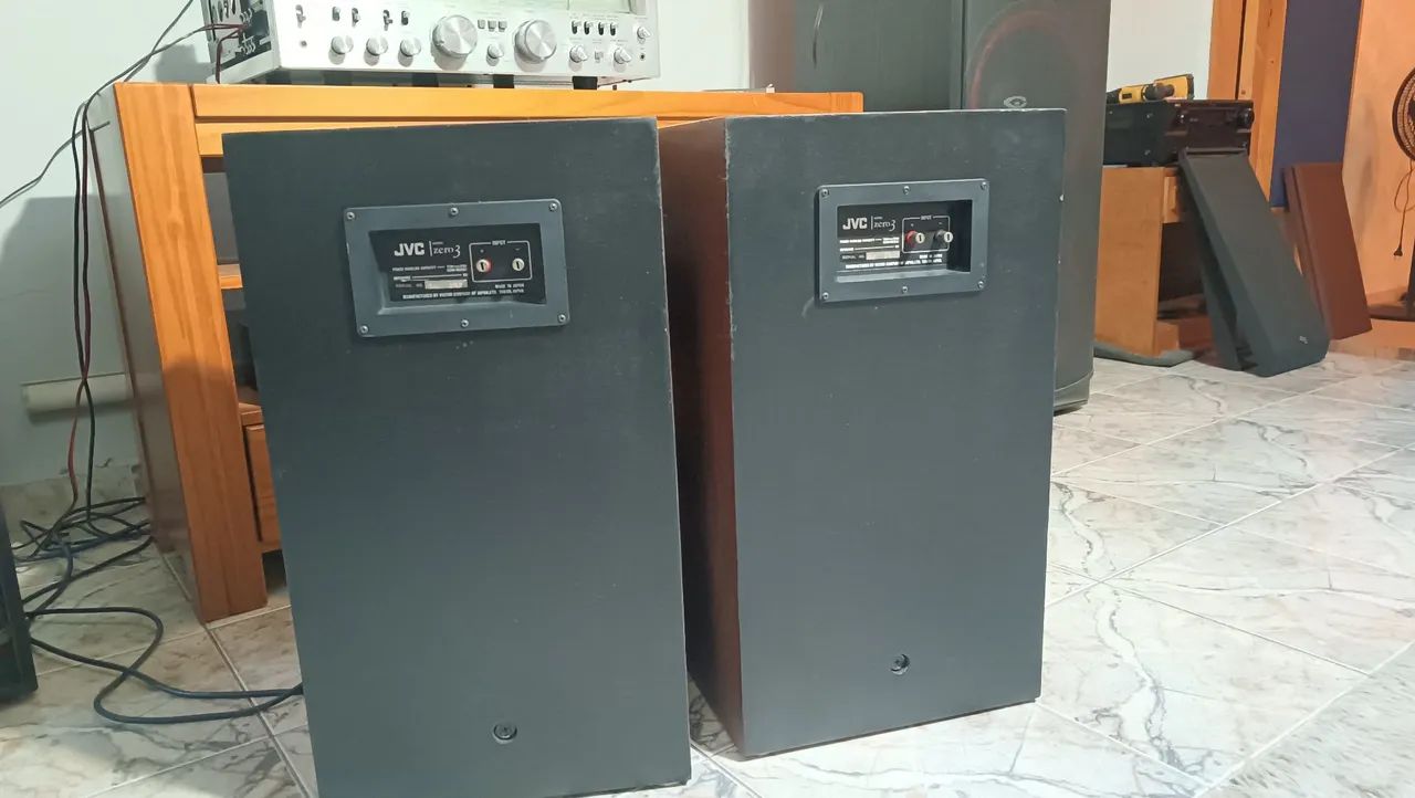 Par de caixas acústica JVC modelo Zero3. - Foto 4