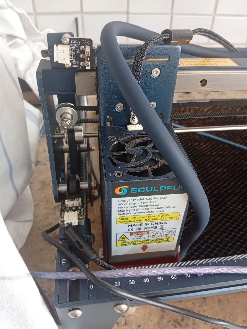 Máquina Corte Laser 20W Sculpfun + brindes - Foto 5