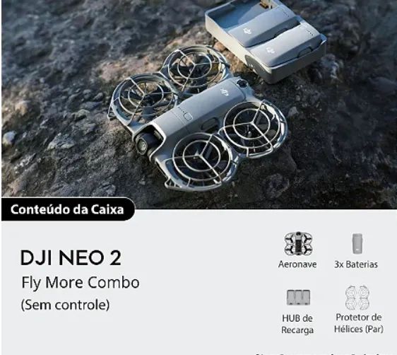 Drone DJI Neo 2 Fly more combo ( sem controle)