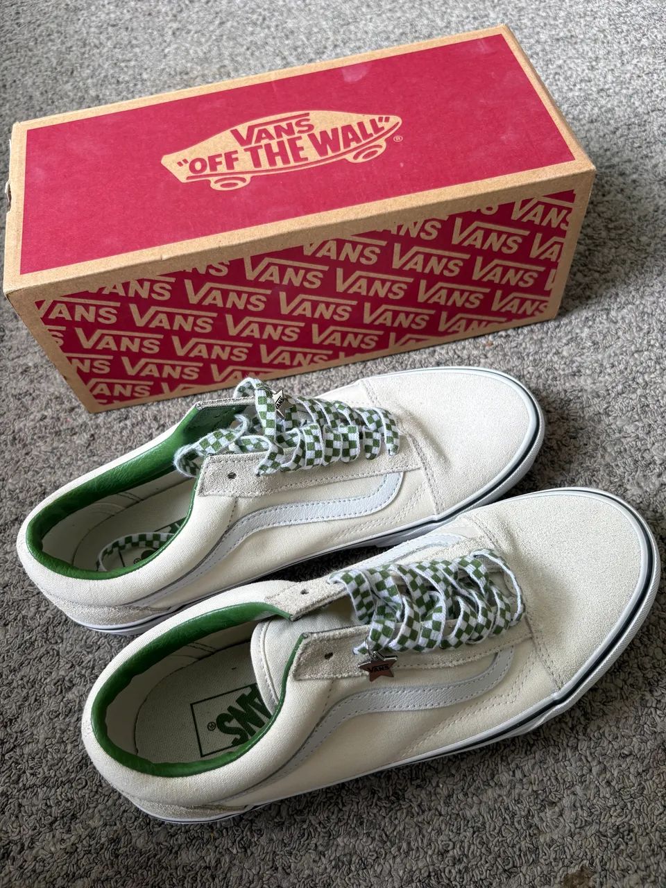 Tênis vans Tênis Old Skool Bridge Marshmallow Green