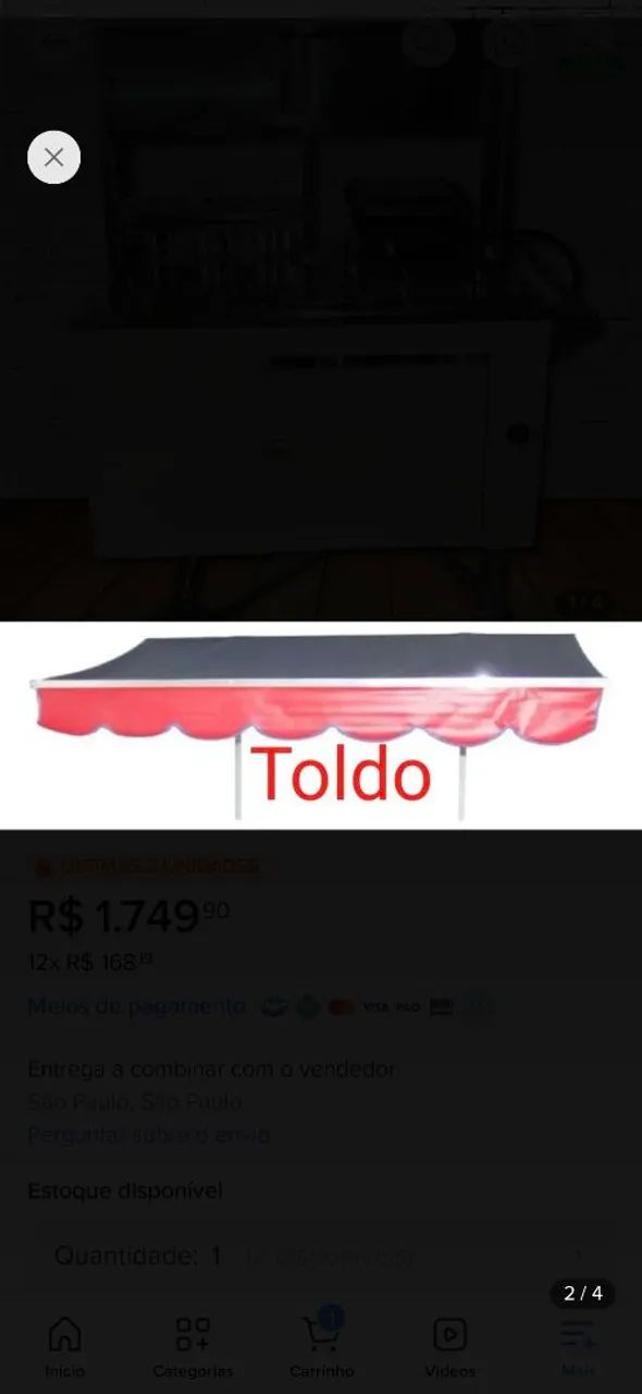 CARRINHO DE CACHORRO QUENTE - Foto 3