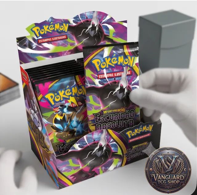 Box Display Pokémon Me05 Escuridão Absoluta