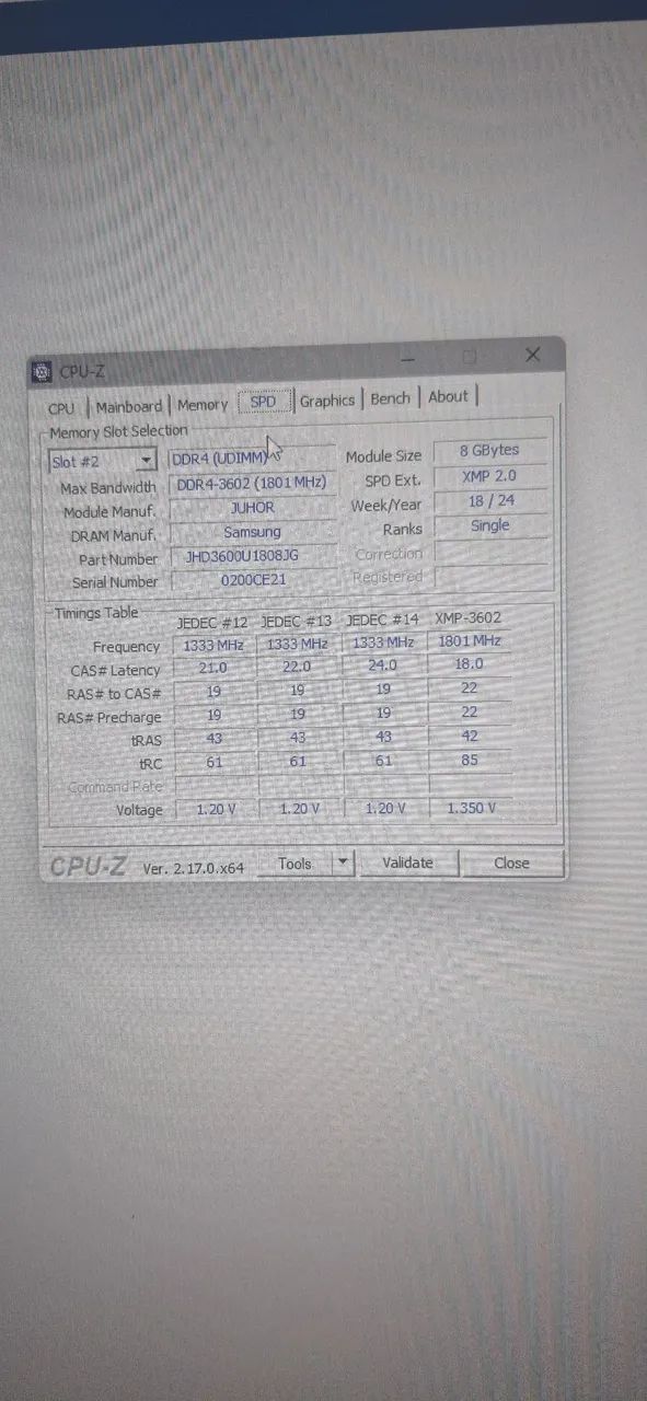 Memoria ram juhor 8gb cl18 3600mhz - Foto 3