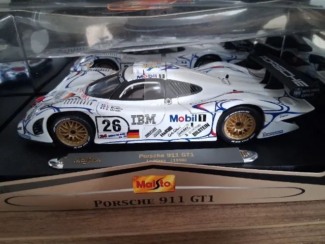 Modelo PORSCHE 911 GT1 Le Manns 1998 Escala 18:1 RARIDADE PARA