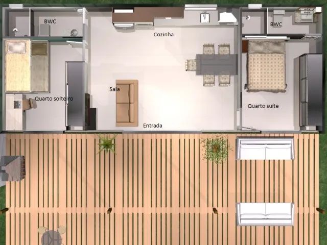 Casa container dry HC 60m2 em Guarulhos - Foto 2