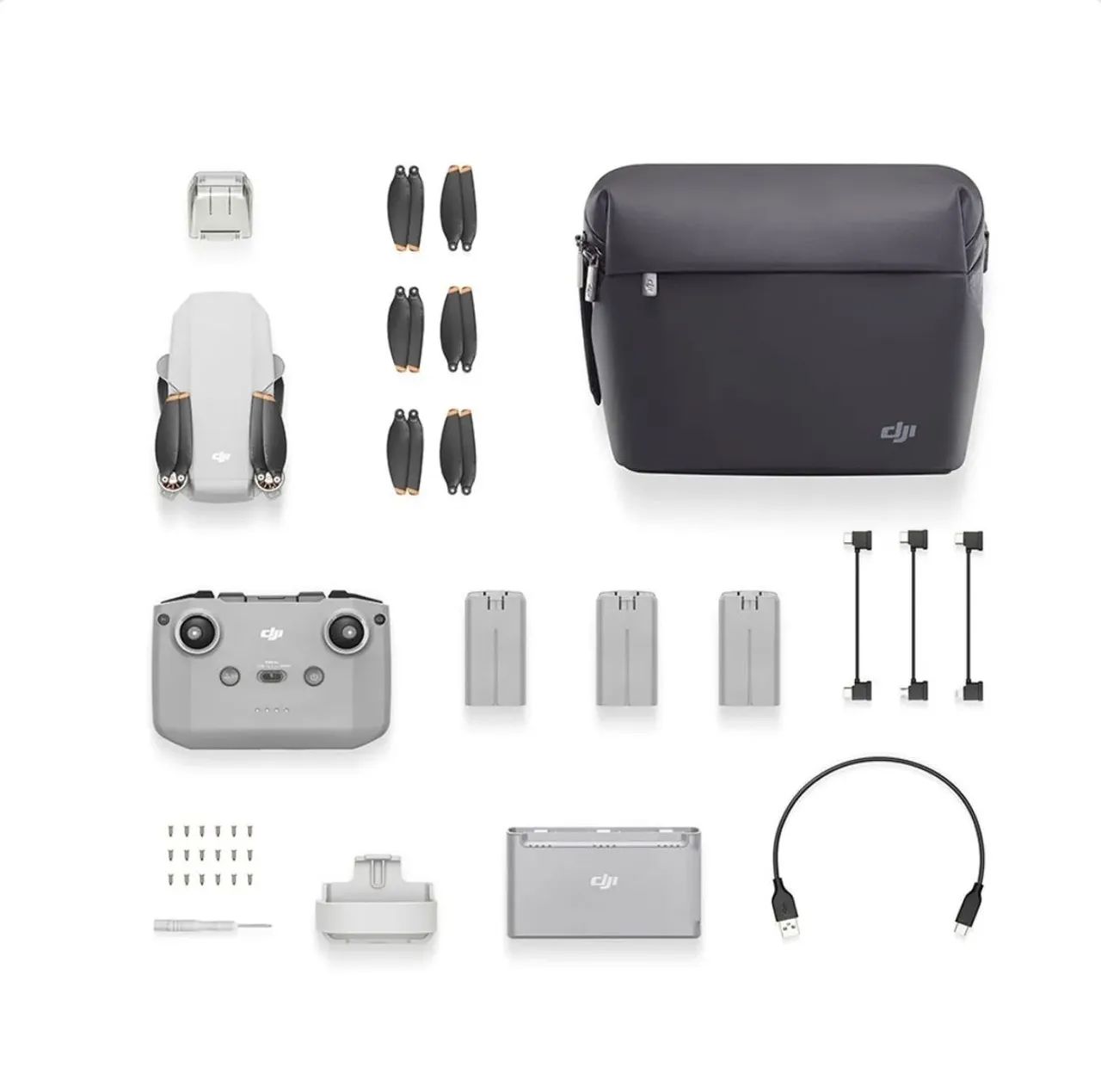 Drone DJI Mini 4k - Combo Fly More - LACRADO! 