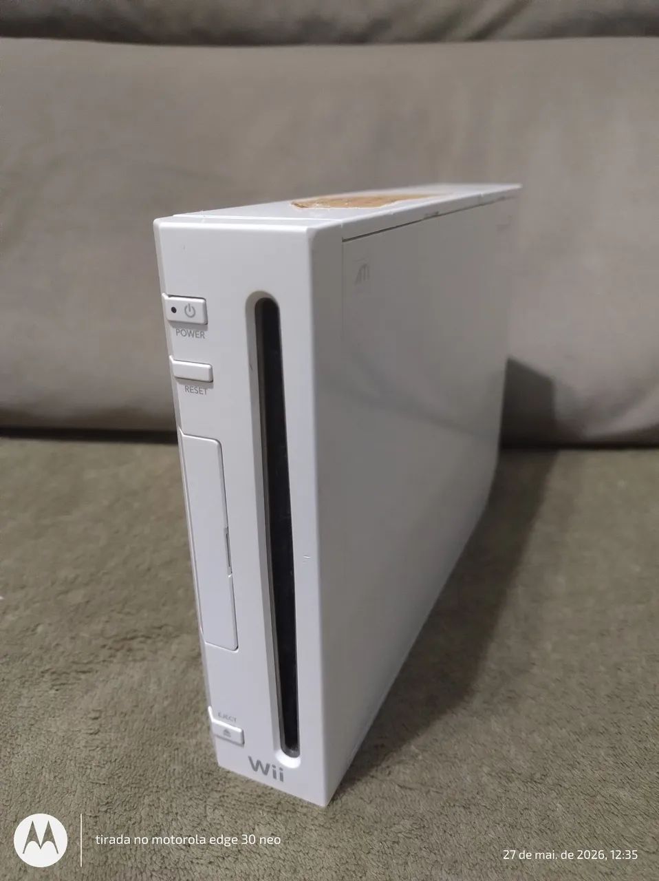 Console Nintendo Wii só lê jogo original 