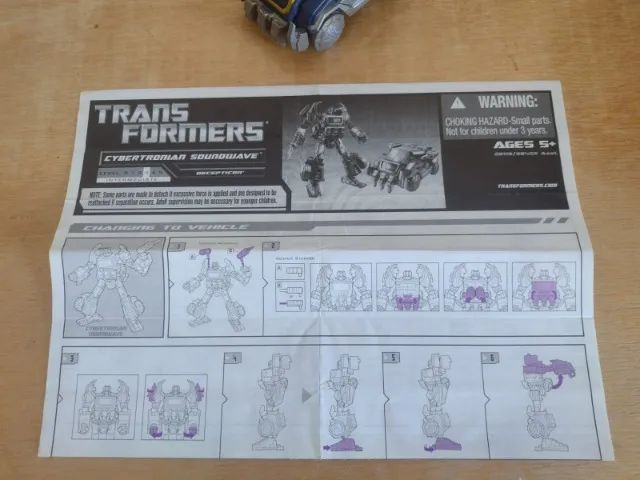 Transformer Soundwave Cybertronian completo - Foto 2