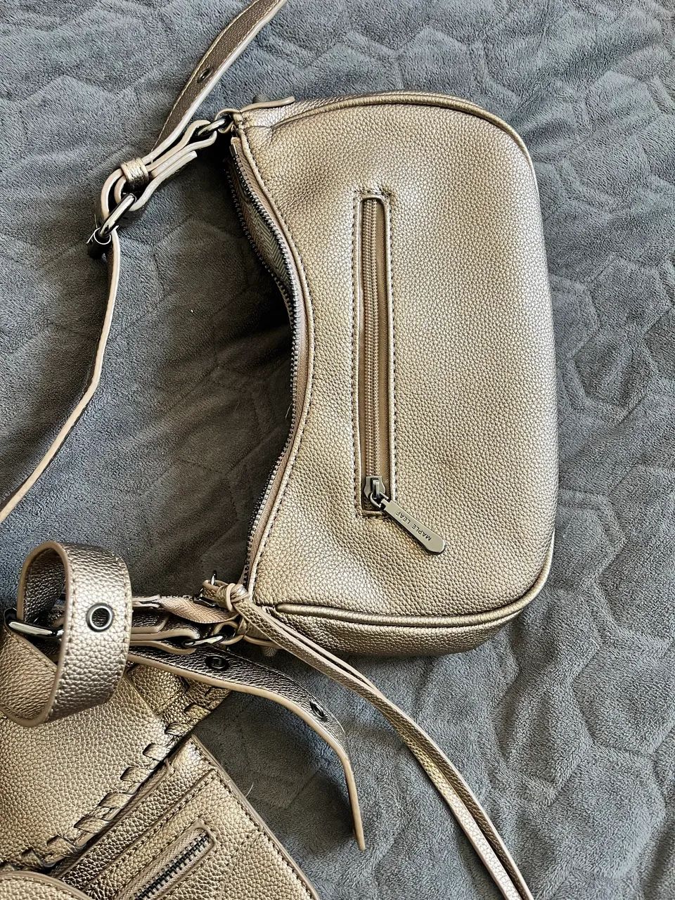 Linda bolsa de ombro ouro velho / nova - Foto 4