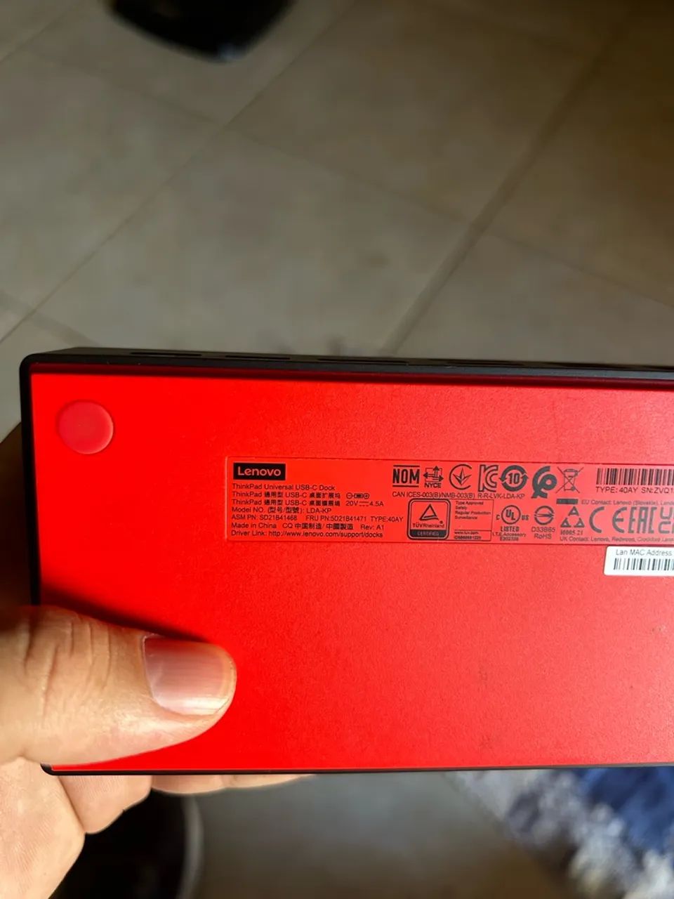 Dockstation thinkpad usb-c - Foto 2