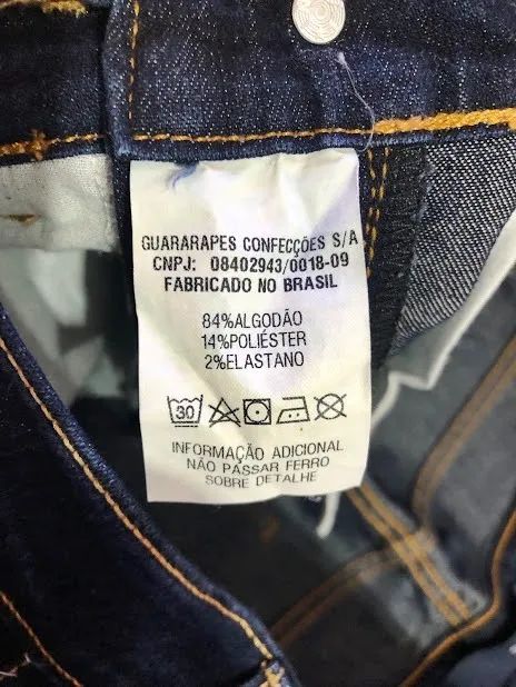 Tamanho 42, calça jeans escuro, nova - Foto 2