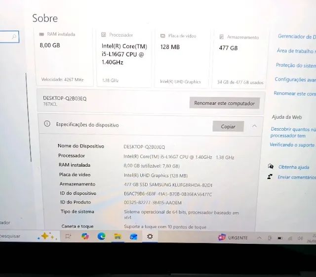 Notebook Samsung Book S Core I5 - Foto 2