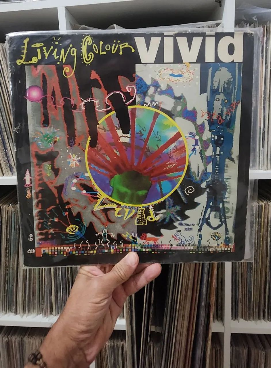 DISCOS VINIL.LP LIVING COLOUR VALOR UNITÁRIO - Foto 3