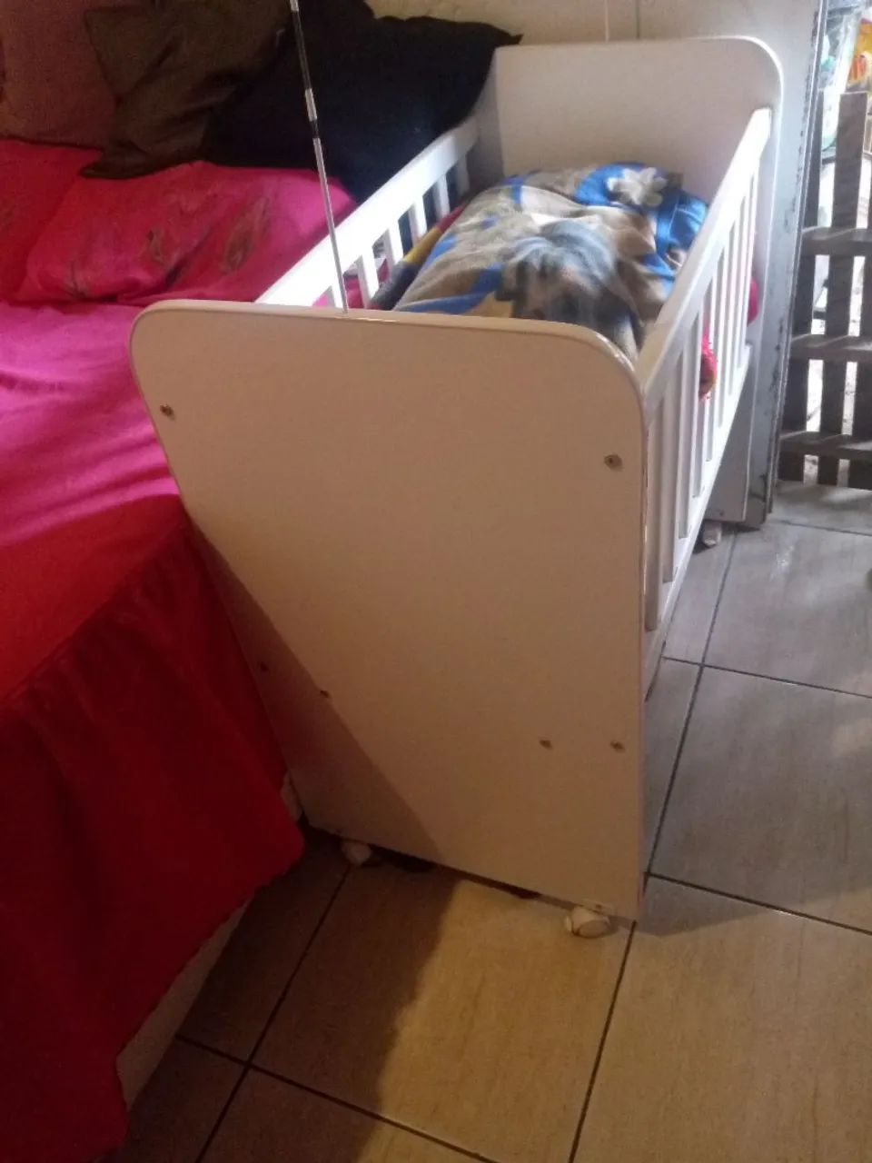 Mini berço com banheira infantil  - Foto 2